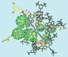 Graphical abstract: Large photoactive supramolecular ensembles prepared from C60–pyridine substrates and multi-Zn(ii)–porphyrin receptors