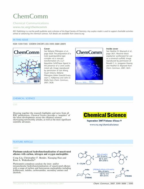 Contents and Chemical Science