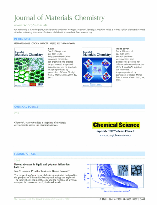 Contents and Chemical Science