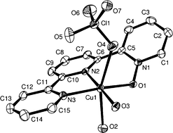 Graphical abstract: The synthesis and structure of terpyridine-N-oxide complexes of copper(ii) perchlorate