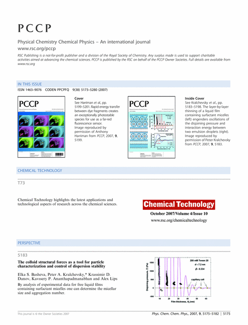 Contents and Chemical Technology