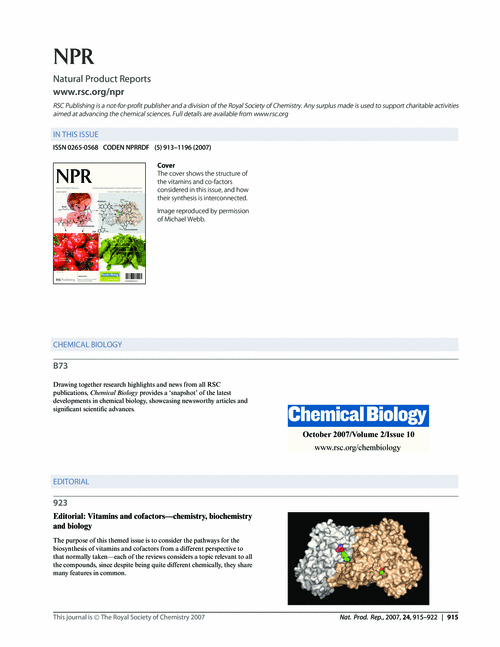 Contents and Chemical Biology