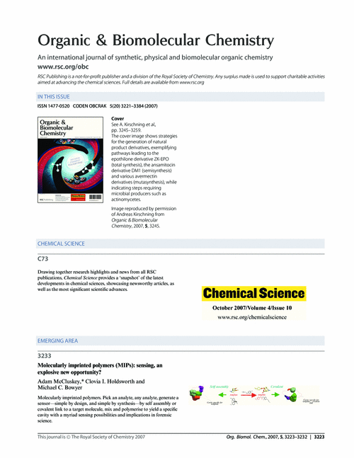 Contents and Chemical Science