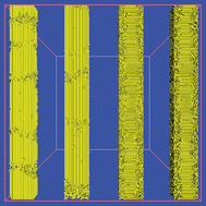 Graphical abstract: Understanding crystal orientation in quasi-one-dimensional polymer systems