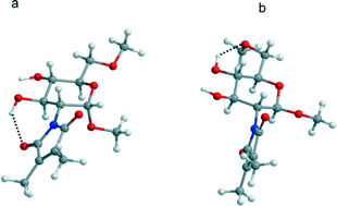 Graphical abstract: Conformational and electronic effects on the regioselectivity of the glycosylation of different anomers of N-dimethylmaleoyl-protected glucosamine acceptors