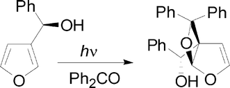 Graphical abstract: Paternò–Büchi reaction between aromatic carbonyl compounds and 1-(3-furyl)alkanols