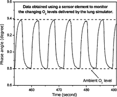 Graphical abstract: Novel hybrid optical sensor materials for in-breath O2 analysis