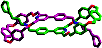 Graphical abstract: Capturing a [c2]daisy chain using the threading-followed-by-swelling approach