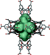 Graphical abstract: Interpenetrated nano-capsule networks based on the alkali metal assisted assembly of p-carboxylatocalix[4]arene-O-methyl ether