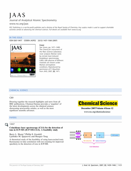 Contents and Chemical Science