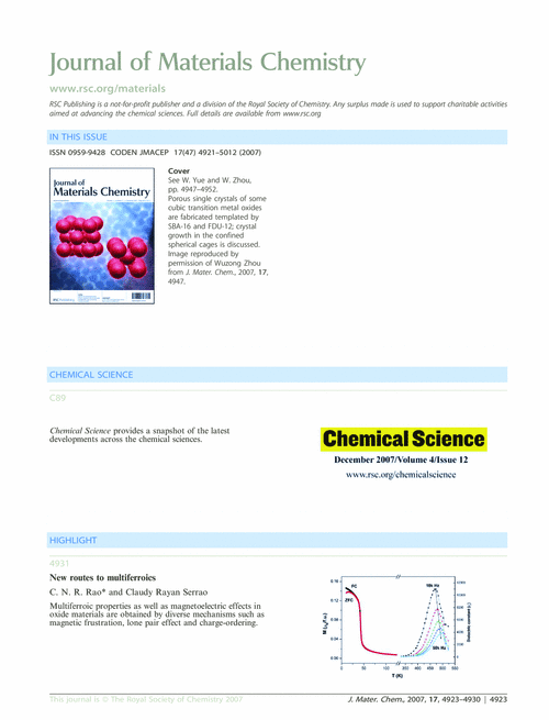 Contents and Chemical Science