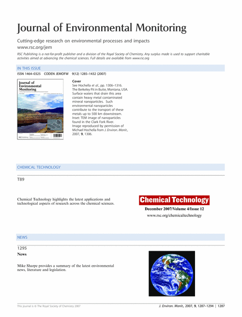 Contents and Chemical Technology