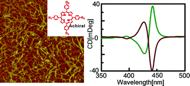 Graphical abstract: Langmuir–Schaefer films of a set of achiral amphiphilic porphyrins: aggregation and supramolecular chirality