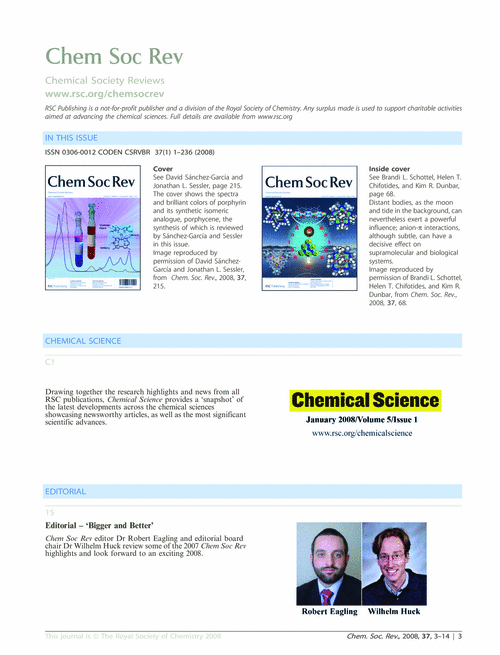 Contents and Chemical Science