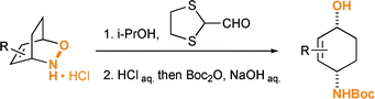 Graphical abstract: Efficient cleavage of the N–O bond of 3,6-dihydro-1,2-oxazines mediated by some α-hetero substituted carbonyl compounds in mild conditions