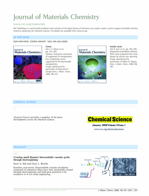 Contents and Chemical Science
