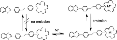 Graphical abstract: Intramolecular exciplexes based on benzoxazole: photophysics and applications as fluorescent cation sensors