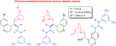 Graphical abstract: Asymmetric catalysis with bifunctional cinchona alkaloid-based urea and thiourea organocatalysts