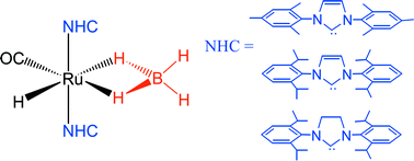 Graphical abstract: Stoichiometric and catalytic reactivity of the N-heterocyclic carbene ruthenium hydride complexes [Ru(NHC)(L)(CO)HCl] and [Ru(NHC)(L)(CO)H(η2-BH4)] (L = NHC, PPh3)