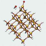 Graphical abstract: Stability of singly hydrated silanone on silicon quantum dot surfaces: density functional simulations