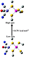 Graphical abstract: High level ab initio and DFT calculations of models of the catalytically active Ni–Fe hydrogenases