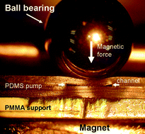 Graphical abstract: A disposable planar peristaltic pump for lab-on-a-chip