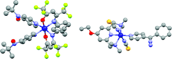 Graphical abstract: Formation of monometallic single-molecule magnets with an Stotal value of 3/2 in diluted frozen solution