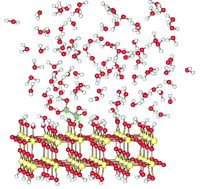 Graphical abstract: Adsorption of oxalate on rutile particles in aqueous solutions: a spectroscopic, electron-microscopic and theoretical study