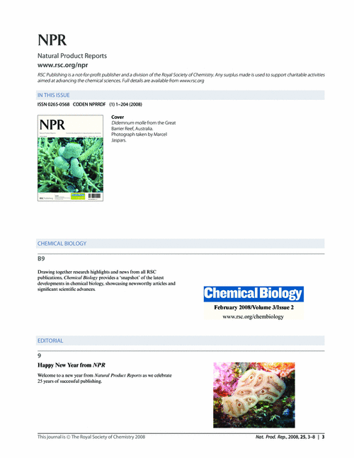 Contents and Chemical Biology