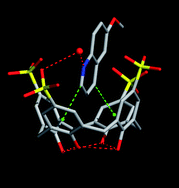 Graphical abstract: Breaking down the para-sulfonato-calix[4]arene bilayer motif into tapes and fences: the solid-state structure of the complex with 6-methoxyquinoline