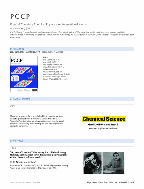 Contents and Chemical Science