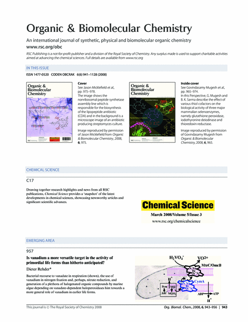 Contents and Chemical Science