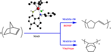 Graphical abstract: Vinyl and ring-opening metathesis polymerization of norbornene with novel half-sandwich iridium(iii) complexes bearing hydroxyindanimine ligands