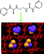 Graphical abstract: Zn(II) metal–organic frameworks (MOFs) derived from a bis-pyridyl-bis-urea ligand: effects of crystallization solvents on the structures and anion binding properties