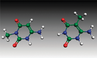Graphical abstract: Hydrogen bonding of 3- and 5-methyl-6-aminouracil with natural DNA bases