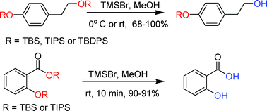 Graphical abstract: The chemoselective and efficient deprotection of silyl ethers using trimethylsilyl bromide