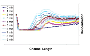 Graphical abstract: Electric field control and analyte transport in Si/SiO2 fluidic nanochannels