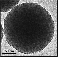 Graphical abstract: Copper-containing monodisperse mesoporous silica nanospheres by a smart one-step approach