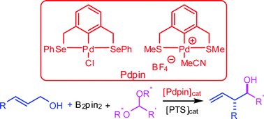 Graphical abstract: Single-pot triple catalytic transformations based on coupling of in situ generated allyl boronates with in situ hydrolyzed acetals