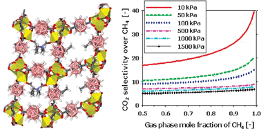Graphical abstract: Carborane-based metal–organic frameworks as highly selective sorbents for CO2 over methane