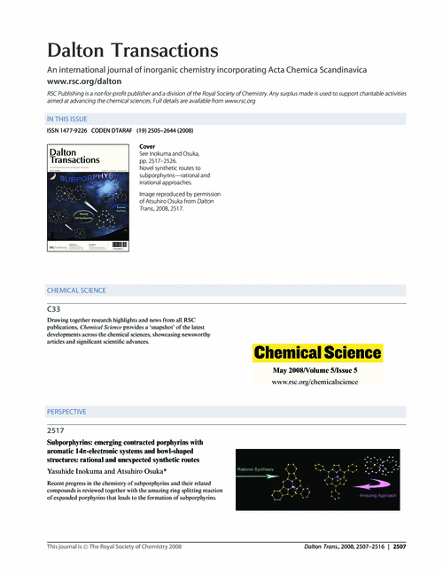 Contents and Chemical Science