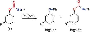 Graphical abstract: Synthesis of allyl selenides by palladium-catalyzed decarboxylative coupling