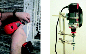 Graphical abstract: Rapid new methods for paint collection and lead extraction