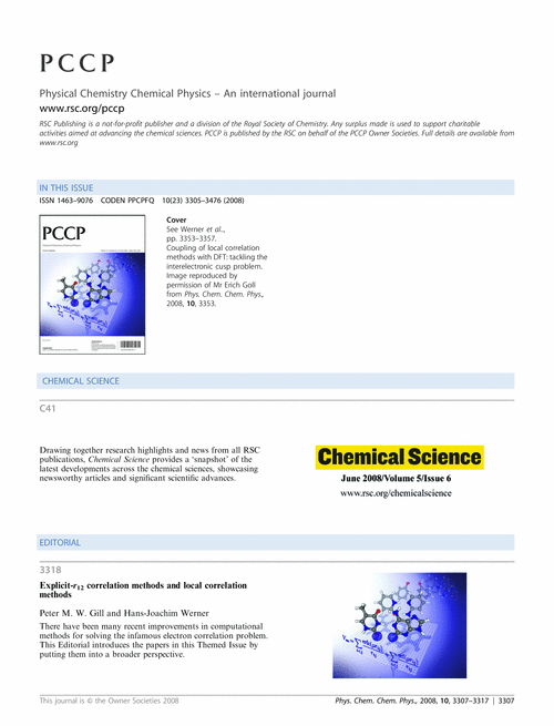 Contents and Chemical Science
