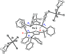Graphical abstract: Selective formation of a unique diphosphonium-diphosphine from a tetraphosphine double protonation induced by zirconium salts