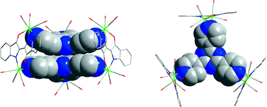 Graphical abstract: Unusual face-to-face π–π stacking interactions within an indigo-pillared M3(tpt)-based triangular metalloprism