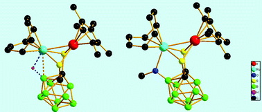 Graphical abstract: Synthesis and characterization of heterometallic M–Ru (M = Co, Rh, Ir) clusters containing the nido-dicarborane-1,2-dithiolato chelating ligand