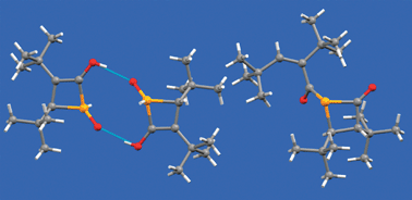 Graphical abstract: A stable enol in small ring systems: clear differentiation between penta- and tri-valency of phosphorus atoms