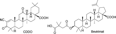 Graphical abstract: Plant-derived triterpenoids and analogues as antitumor and anti-HIV agents