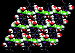 Graphical abstract: Water cluster supported architecture of lanthanide coordination polymers with pyrazinetricarboxylic acid